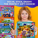 QUOKKA Magnetic Puzzles for Toddlers 2-4 - 2x48 Travel Puzzle Games for Kids Ages 3-5 Years Old - Car Activities Toy for Boys and Girls 4-6 yo - Africa & Ocean Animals Learning Magnet for Road Trip by TinyTreasures Baby Boutique