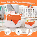 Large Baby Basket Toy Storage 3 Pack, (20"x13.8") Woven Baby Laundry Basket Blanket Basket, Stuffed Animal Storage, Baby Gift Basket Empty, Toy Basket for Kids, Dog, Cat. by TinyTreasures Baby Boutique