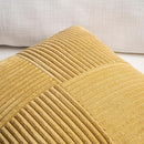 Fancy Homi 2 Packs Mustard Yellow Long Lumbar Decorative Throw Pillow Covers 12x24 Inch for Couch Bed, Rustic Farmhouse Boho Home Decor, Soft Striped Corduroy Rectangle Accent Cushion Case 30x60 cm by CozyNest Decor