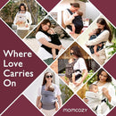 Momcozy Baby Carrier - Ergonomic, Cozy and Lightweight Carrier for 3-24 Months, Effortless to Put On, Ideal for Hands-Free Parenting, Enhanced Lumbar Support, Purehug for Infant to Toddler, Black by TinyTreasures Baby Boutique