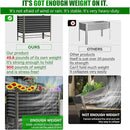 Doniks 2PCS Raised Garden Bed with Legs, 48×24×37in Large Outdoor Metal Galvanized Garden Planting Box,900lb Capacity for Vegetables Lawn Green Flowers, Fruits, Terrace by GreenHaven Gardens