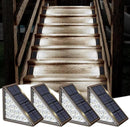 Solar Step Lights for Outside,4pack Solar Stair Lights Outdoor Waterproof IP67,Outdoor Deck Step Lights,Solar Outdoor Lights for Staircase,Patio,Front Step(Cool Brown) by GreenHaven Gardens