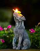 Goodeco Dog Statue with Solar Butterfly - Ideal Gifts for Dad, Mom or Birthdays, Beautifully Crafted Outdoor Decorations to Wow Your Guests by GreenHaven Gardens
