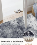 AMADA HOMEFURNISHING Washable Entry Rug,2x3 Modern Abstract Rug with Short Pile and Non-Slip Backing, Small Rug with Abstract Pattern for Entryway, Kitchen and Living Room, Grey by TinyTreasures Baby Boutique