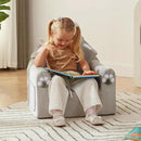 ALIMORDEN Animal Series Kid's Chair, Ultra-Soft Comfy Foam Filled Toddler Sofa Chair, Cute Animal-Shaped Design Toddler Couch, Lightweight Birthday for Baby Boys & Girls (Elephant) by CozyNest Decor