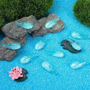 50Pcs Whale Miniature Figurines, Mini Resin Fake Fish Animal Sculptures Blue Ocean Theme Home Decoration for Fairy Garden Succulent Planter Moss Landscape Terrarium DIY Craft by GreenHaven Gardens