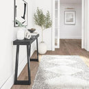 Plank+Beam Solid Wood Console Table, 46.25 Inch, Sofa Table, Narrow Entryway Table for Hallway, Behind The Couch, Living Room, Foyer, Easy Assembly, Black by CozyNest Decor