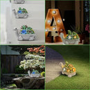 Garden Decor Statue,Solar Turtle with Succulent & 6 LED Lights - Outdoor Figurine for Lawn Decoration, Gifts for mom，Handcrafted Resin Sculpture -Garden Lovers/Mothers Day/Christmas Day Gift by GreenHaven Gardens