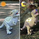 Outdoor Solar Statue Garden Decor, Dinosaur Garden Statues Outdoor Patio Lawn, Balcony Decoration, Solar Garden Outdoor Dinosaur Statues with LED Lights, Unique Gifts for Women by GreenHaven Gardens