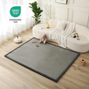 Premium Baby Playmat for Floor 60" x 80" Dark Gray – Cloudsoft Coral Velvet Memory Foam Rug for Crawling – Non-Slip, Water-Resistant, Non-Toxic, Easy-Care Muscle Mat – Thick Play Mat for Baby by TinyTreasures Baby Boutique