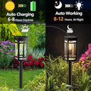 2 Pack Solar Lights Outdoor Waterproof for Garden Pathway Walkway Driveway Yard Lawn Decorative Landscape Lighting. (Warm White Light,2) by GreenHaven Gardens