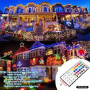 HOME LIGHTING 66ft Christmas Decorative Mini Lights, 200 LED RGB Changing 8 Functional Green Wire Fairy Halloween Lights with Remote Timer, Plug in Indoor Outdoor Xmas Wedding Party Decor by TinyTreasures Baby Boutique