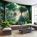 BSFHH Nature Tapestry Forest Tree Sea Cave Wall Hanging, Stream Through Rainforest Landscape Wall Art Tapestry for Bedroom Living room (Rainforest, 90"×70", Unframed) by CozyNest Decor