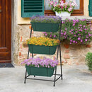 Vertical Raised Garden Bed 3 Tier Garden Planter Standing Planter Box Herb Garden Planter Outdoor and Indoor for Vegetables Flowers Green by GreenHaven Gardens