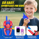 Vvinca Spider Walkie Talkies for Kids Toys Ages 3 4 5 6 7 8 9 10 Boys Girls 3 Pack Superhero Toys Lanyard Long Range Clear Sound Outdoor Game Camping Gear Spy Gadgets & Easter Christmas Birthday Gifts by TinyTreasures Baby Boutique