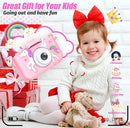 Upgrade Kids Camera for Girls, Christmas Birthday Gifts for Boys, 1080P HD Selfie Digital Video Camera for Toddlers, Cute Portable Little Girls Boys Gifts Toys for 3 4 5 6 Years Old by TinyTreasures Baby Boutique