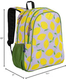 Wildkin 15-inch Kids Backpack – Durable, Padded, Adjustable for School & Travel - Lilac Lemonade by TinyTreasures Baby Boutique