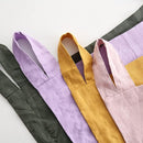 Amazhiyu 100% Linen Door Hanging Laundry Hamper Bag, 19x27 Inches Lilac by CozyNest Decor