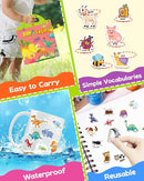 Benresive Reusable Sticker Books for Kids 2-4, Sticker Books for Toddlers 1-3 2-4, Toddler Travel Toys Activities Crafts Gifts - Animals, Dinosaurs and Insect by TinyTreasures Baby Boutique