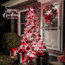 JMEXSUSS 2 Pack Red and White Solar Christmas Lights, Total 400 LED 151FT Solar String Lights Outdoor Waterproof, 8 Modes Solar Lights for Outside Tree Patio Christmas Decorations by GreenHaven Gardens