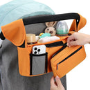 Accmor Universal Stroller Organizer with Insulated Cup Holder Detachable Phone Bag and Shoulder Strap,Stroller Bag Caddy Organizer Fits for Uppababy, Baby Jogger, Britax Strollers by TinyTreasures Baby Boutique