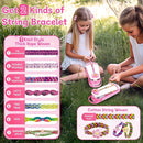 Friendship Bracelet Making Kit for Girls-DIY Bracelets Maker Art & Craft Kits for Kids-Jewelry String Braiding Set Toys for Age 6 7 8 9 10 11 12 Year Old Girl Advent Calendar Christmas Birthday Gifts by TinyTreasures Baby Boutique