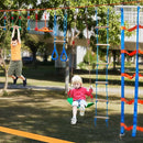 VEVOR Ninja Warrior Obstacle Course for Kids, 2 x 50 ft Weatherproof Slacklines, 500lbs Weight Capacity Monkey Line, Outdoor Playset Equipment, Backyard Toys Training Equipment Set with 12 Obstacles by TinyTreasures Baby Boutique