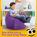 Hobestluk Bean Bag Chairs 2.5FT Bean Bag Chair with Memory Foam Filled & Machine Washable Cover,Beanbag Chair, Small Bean Bag Chairs for Playroom, Living Room, Bedroom by CozyNest Decor
