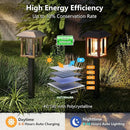 XMCOSY+ Solar Lights Outdoor Waterproof IP65, 25 LM Garden Light for Yard Pathway, Dual-Tone LED Lights with Seed Glass Metal, Solar Powered Landscape Walkway Pathway Decor Lighting (Warm White) by CozyNest Decor