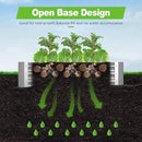 Raised Garden Bed Outdoor Aluminum Planter Box Kit for Vegetables Flower Herb, 2 Sets, 38x38x12 in by GreenHaven Gardens