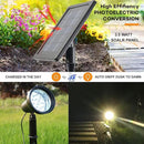 SUNLONG Solar Powered Spot Lights Outdoor Waterproof 2 in 1 Bright Solar SpotLights Power Adjustable for Flag Yard Flagpole Landscape Dusk to Dawn 2 x Spots Warm White by GreenHaven Gardens