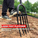 Garden Fork, Pitchforks for Digging Composting Spading, Long Hand Tiller & Cultivator - 5 Tine, 45 inches by GreenHaven Gardens