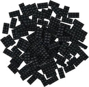 Strictly Briks Classic Bricks Starter Kit - 96-Piece Black 2x4 Set - Compatible with Major Brick Brands - Building Blocks for Ages 3+ - Encourages Creativity & Imagination by TinyTreasures Baby Boutique