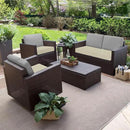 Favoyard Outdoor Chair Cushion 22 x 22 x 3 Inch Rainproof & 3-Year Fade Resistant Patio Furniture Cushions with Removable Cover and Adjustable Ties for Garden Sofa Couch Pads Set of 2, Beige by GreenHaven Gardens