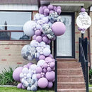 130pcs Pastel Purple Balloons Different Sizes 18" 12" 10" 5" Light Purple Latex Balloon Garland Arch Kit for Birthday Baby Shower Graduation Wedding Gender Reveal Party Decorations by CozyNest Decor