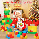 Magnetic Blocks,32PCS Magnetic Building Blocks for Toddlers Age 3-5 Magnet Cubes Toys STEM Educational Sensory Montessori Toys 1-3 Christmas Birthday Gifts for Kids Ages 3 4 5 6 Year Old Boys Girls by TinyTreasures Baby Boutique