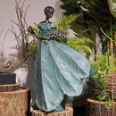 Guichifun Fairy Statue Collection Home Decoration - 22IN Leaf Angel Girls Resin Large Home Decor for Outside or Inside Rustic Garden Outdoor Yard Fantasy Figurines Gift 13.75 x 8.75 x 22 Inch by CozyNest Decor