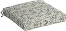 Arden Seat Cushion, 21 x 21, Rain-Proof, Fade Resistant, Cushion for Patio Dining, Adirondack, and Outdoor Chairs Neutral Aurora Damask by GreenHaven Gardens