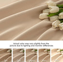 MIULEE Back Tab Beige Curtains 90 Inch Long 2 Panels Set for Living Room Bedroom Privacy, Cream Rod Pocket/Pinch Pleated Light Blocking Thermal Insulated Room Darkening Blackout Curtains, 52 x 90 Inch by TinyTreasures Baby Boutique