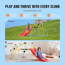 VEVOR Climbing Dome, 8FT Geometric Dome Climber with Slide, Jungle Gym Supports 600LBS and Easy Assembly for Kids 3 to 9 Years Old, with Climbing Grip, Outdoor and Indoor Play Equipment for Kids by TinyTreasures Baby Boutique