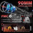 Telescope,Telescope for Adults High Powered, 90mm Aperture 900mm Professional Refractor Telescopes for Kids & Beginners, Magnification 450X,for Planet Observation with Stainless Tripod & Phone Adapter by TinyTreasures Baby Boutique