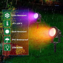 Spot Lights Outdoor, RGB Landscape Lighting 4XPack 15W IP67 Waterproof Spotlight Outdoor with Smart APP Control for Pathway Lights,LED Indoor Light(DC/AC 12V) by GreenHaven Gardens
