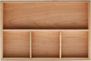 pandapark Wood Organizer Tray,Black Walnut,Desk & Drawer Storage Box (Maple Master) by CozyNest Decor