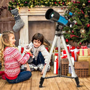 Telescope for Adults Astronomy Beginners - 70mm Aperture and 400mm Focal Length Professional Refractor Telescope with Remote Great Astronomy for Christmas with Package, Blue by TinyTreasures Baby Boutique