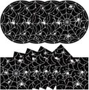 40Pcs Halloween Paper Plates and Napkins Party Supplies, Spider Web Plates Napkins Disposable Dinnerware Set for Spooky Halloween Party Decorations by CozyNest Decor