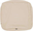 Classic Accessories Montlake Water-Resistant 21 x 22 x 4 Inch Patio Lounge Back Cushion, Antique Beige, Outdoor Loveseat Cushions by GreenHaven Gardens