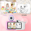 Kids Camera with 180° Flip-up Lens for Selfie & Video, HD Digital Video Cameras for Toddler with 32GB SD Card, Ideal for 3-8 Years Old Girls Boys on Birthday Christmas Party as Gift by TinyTreasures Baby Boutique