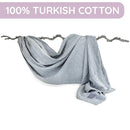 Baby Sling Carrier – Breathable 100% Cotton Wrap for Infant Support, Ring Sling Baby Carrier – Adjustable Muslin Fabric, Baby Carrier Newborn to Toddler – Soft Chest Hold for Travel Dark Grey by TinyTreasures Baby Boutique
