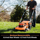 LawnMaster CLMF4819A 48V MAX* 19-inch Brushless Cordless Mower with 2X24V MAX* 4.0Ah Battery and a Dual Charger by GreenHaven Gardens