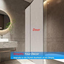Frosted Glass Window Privacy Film Decorative, Bathroom Privacy Film for Glass Windows Cover, Static Cling, Removable, Reusable, Anti-UV, Anti-Glare, Heat Blocking, （Flash Point Pure,35.4X157.4Inch） by CozyNest Decor